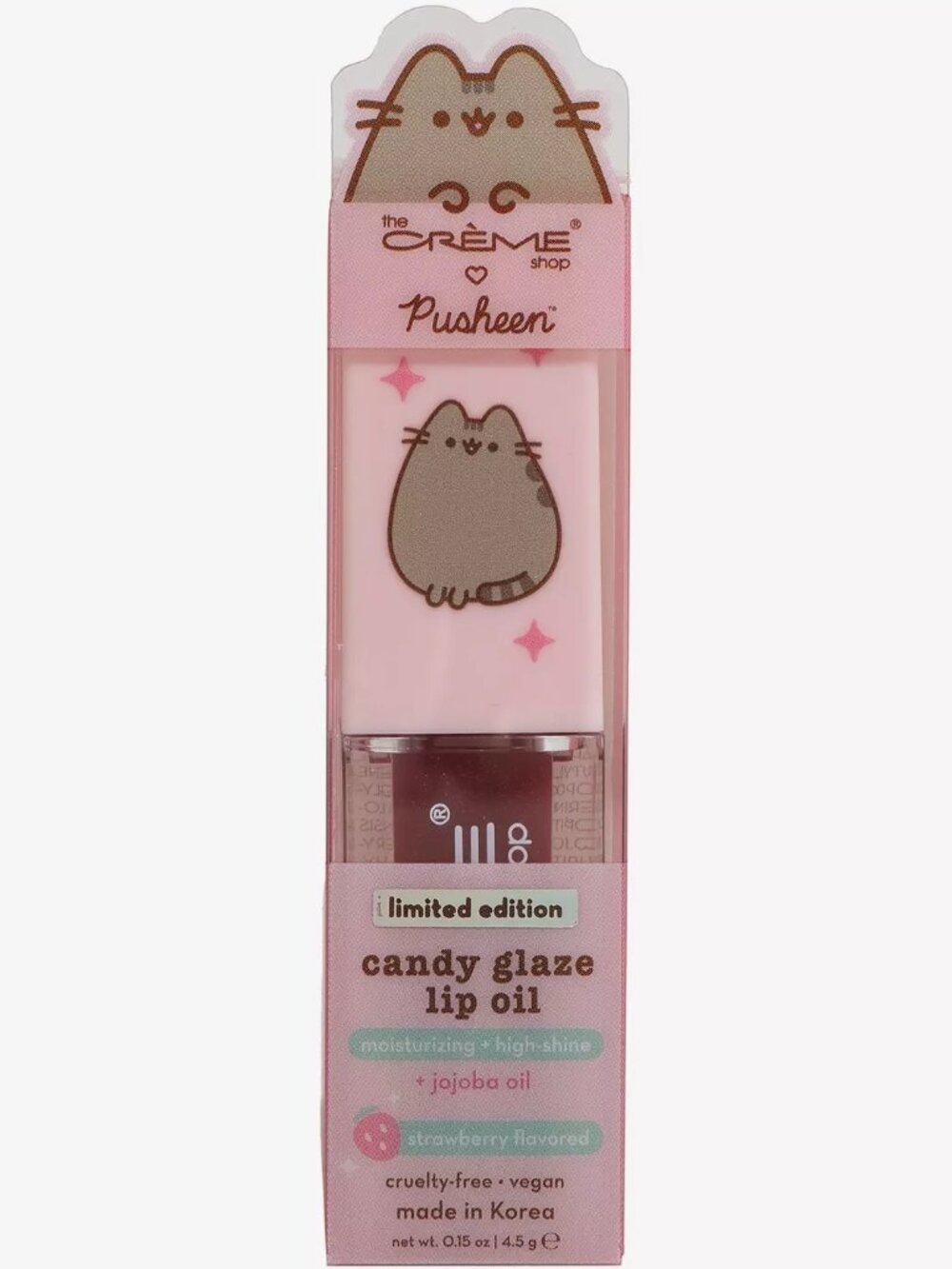 NEW the Creme Shop x Pusheen Candy Glaze Lip Oil | Berry Best